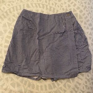 Vintage gingham skort (size 10)